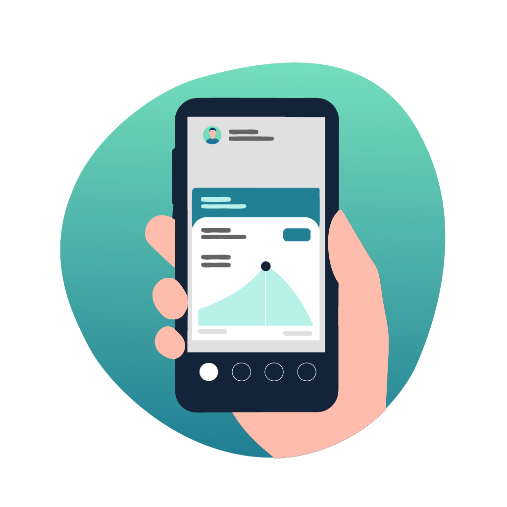 Lock icon for security